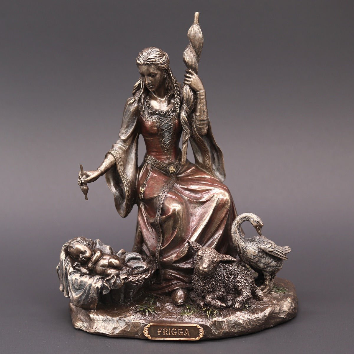 Frigga Bronze Statue - 13 Moons