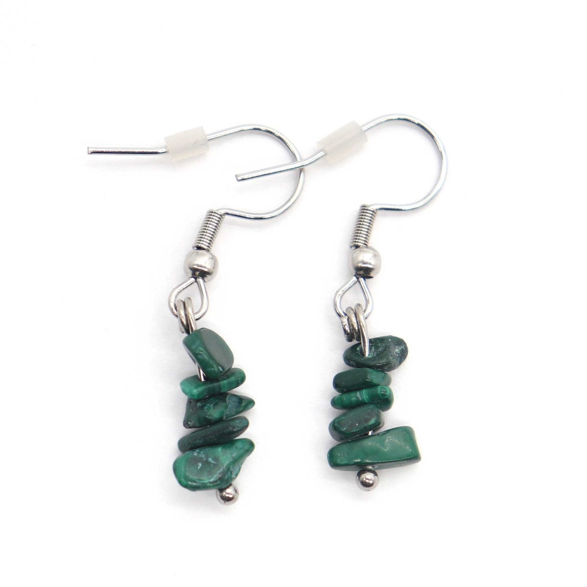 Gemstone Chip Earrings - 13 Moons