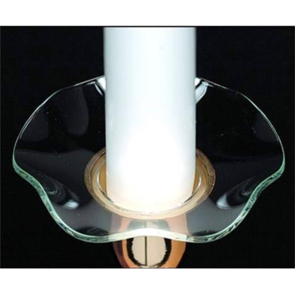 Glass Bobeche With Fluted Edge - 13 Moons