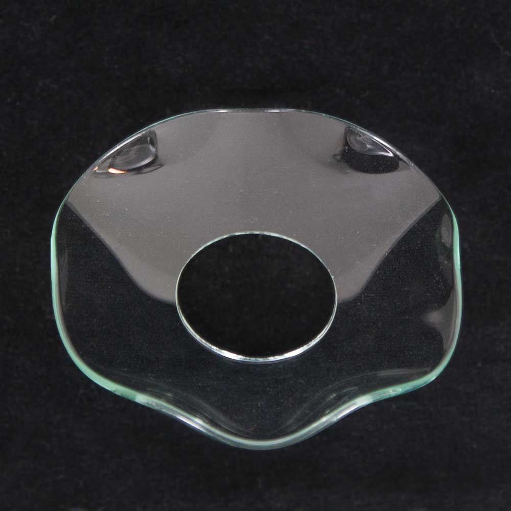 Glass Bobeche With Fluted Edge - 13 Moons
