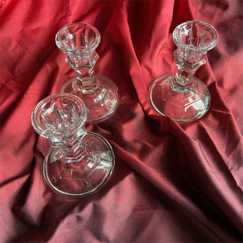 Glass Candle Holder - 13 Moons