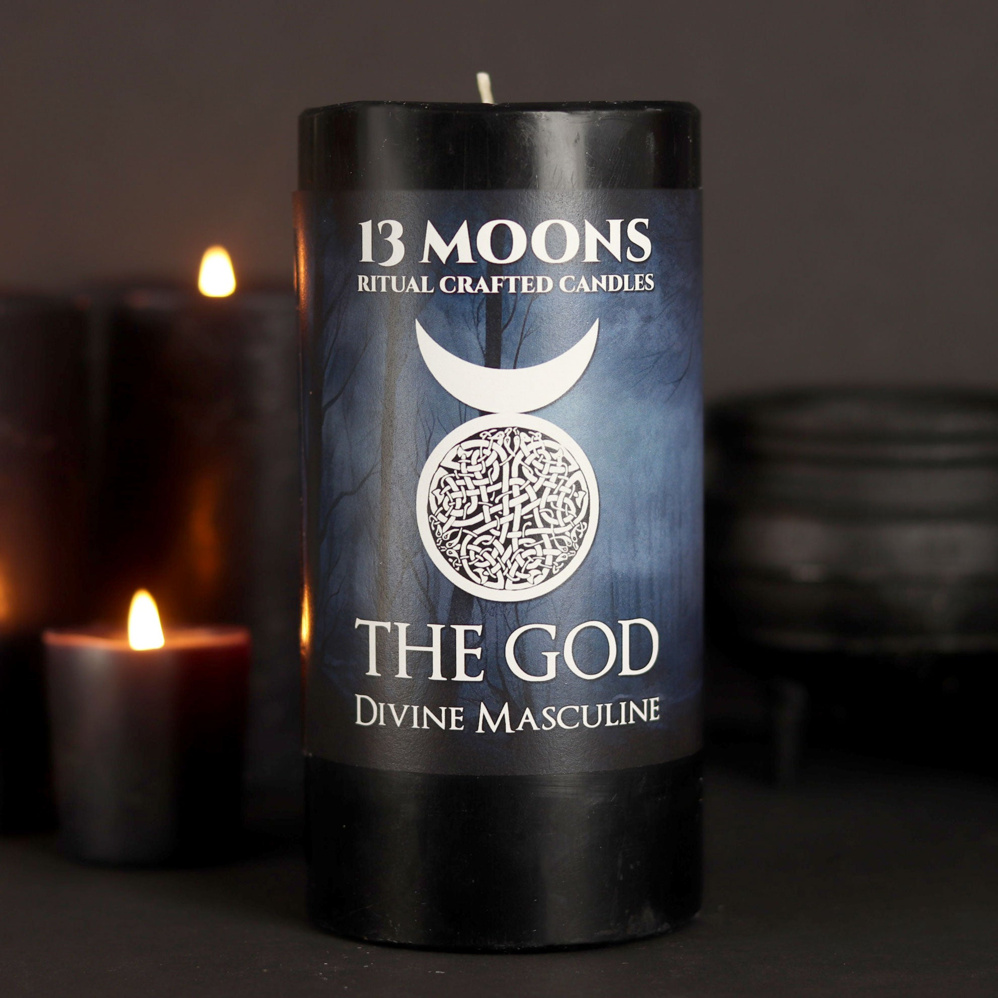 God and Goddess Altar Candle Set - 13 Moons