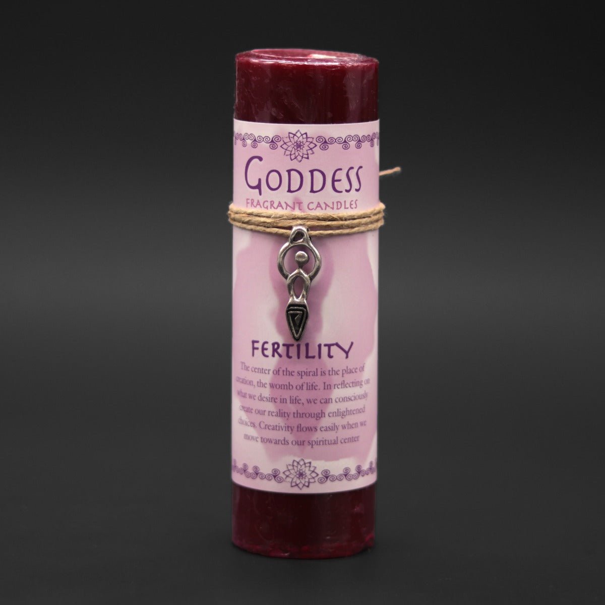 Goddess Fertility Candle with Pendant - 13 Moons