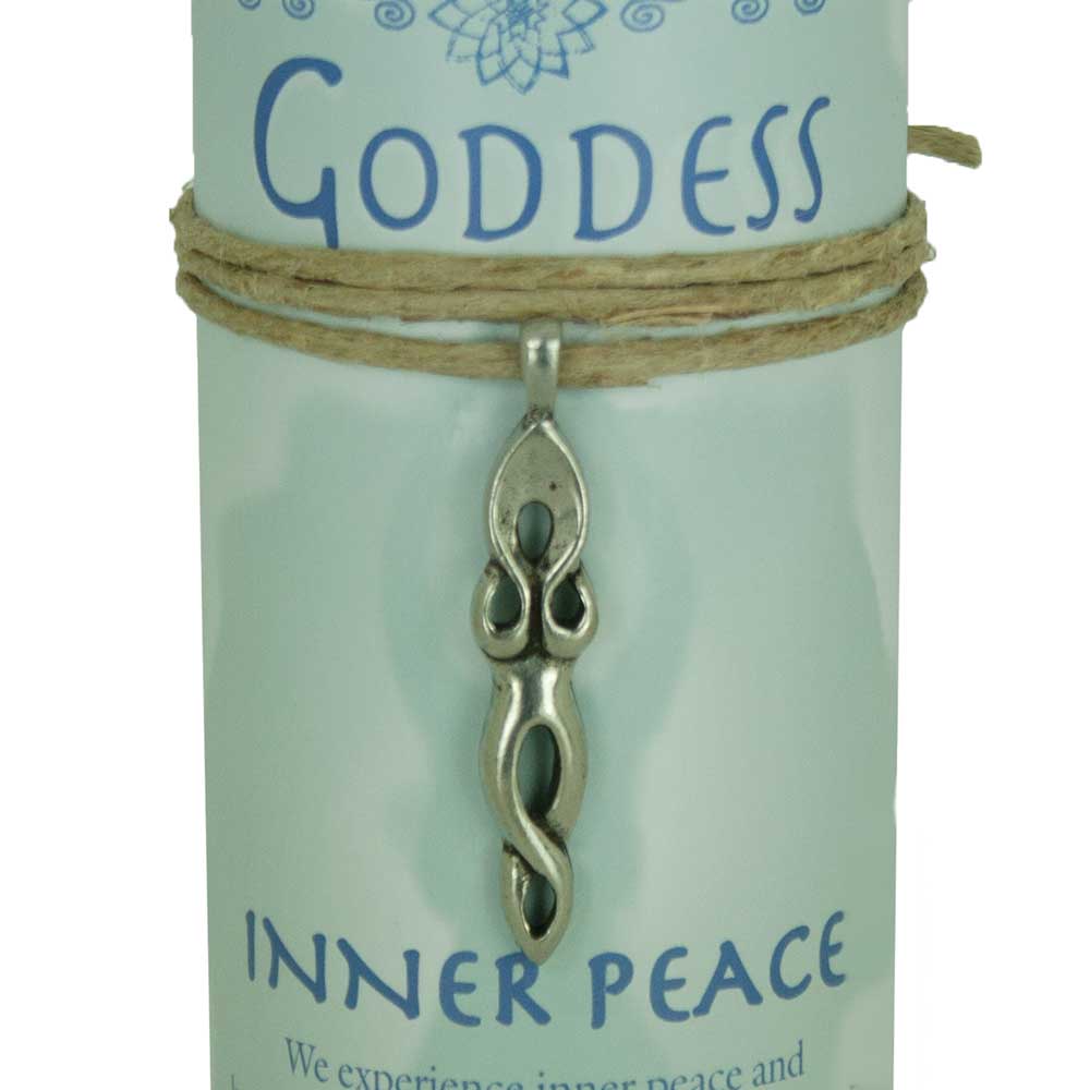 Goddess Inner Peace Candle with Pendant - 13 Moons