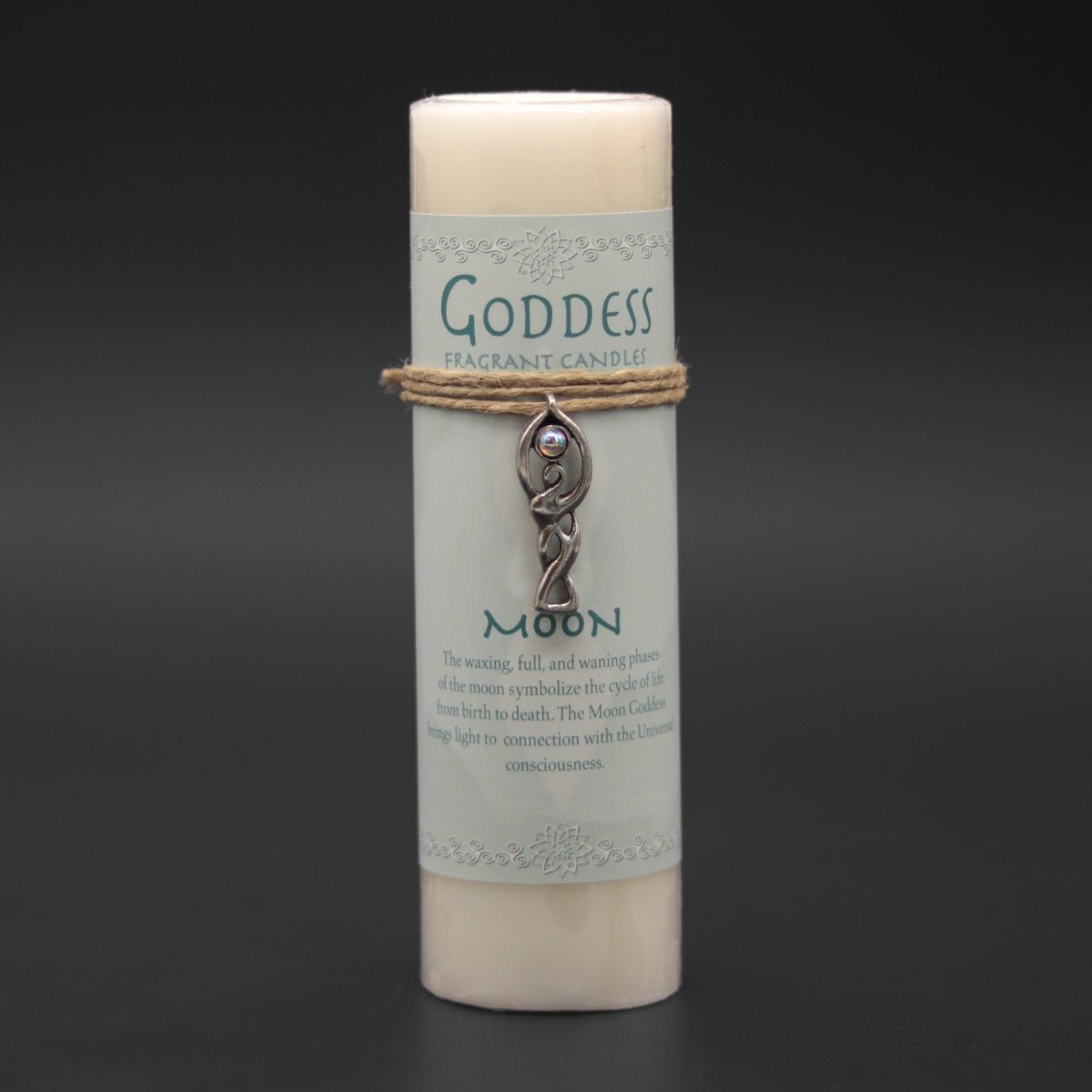 Goddess Moon Candle with Pendant - 13 Moons