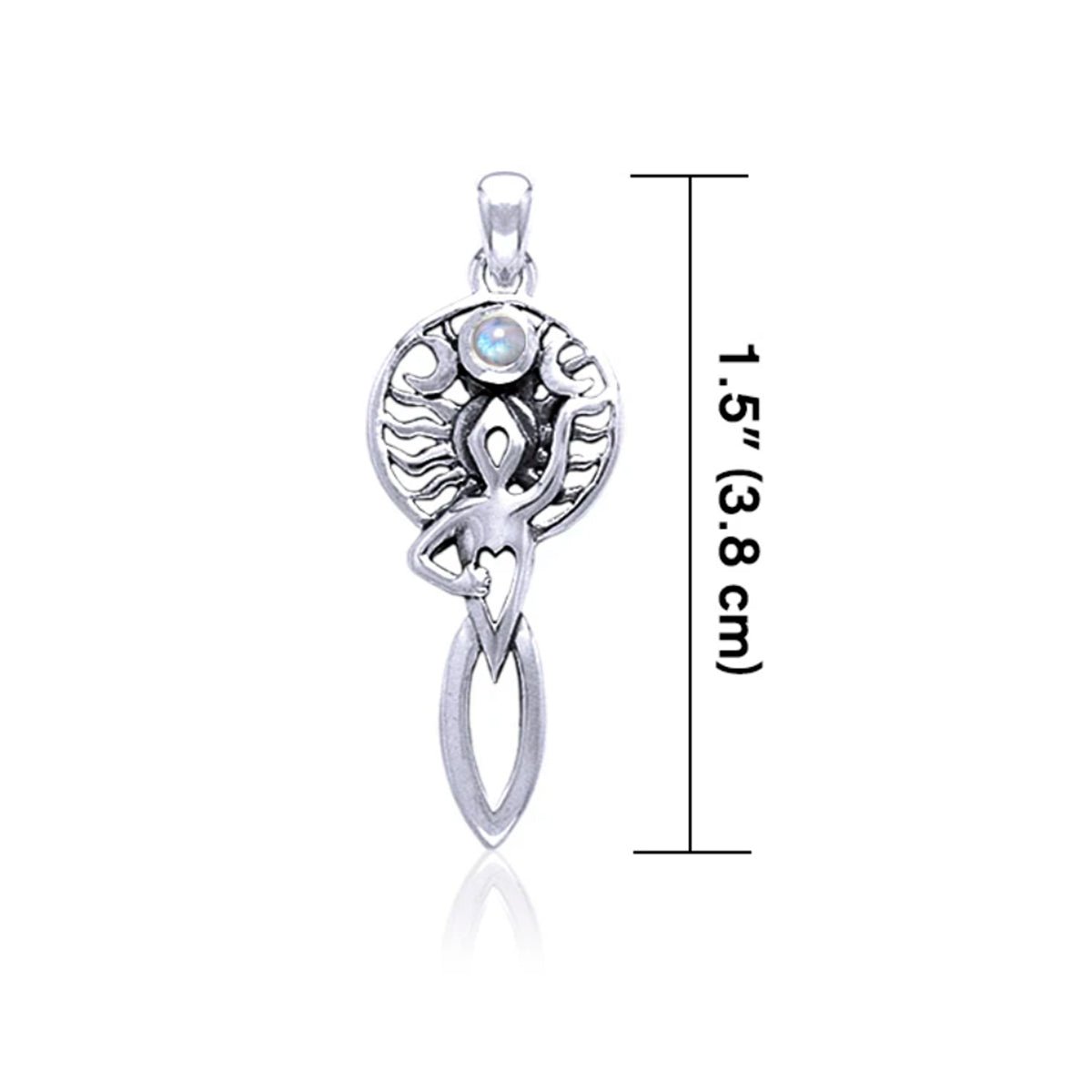 Goddess of Universal Spirit Pendant - 13 Moons