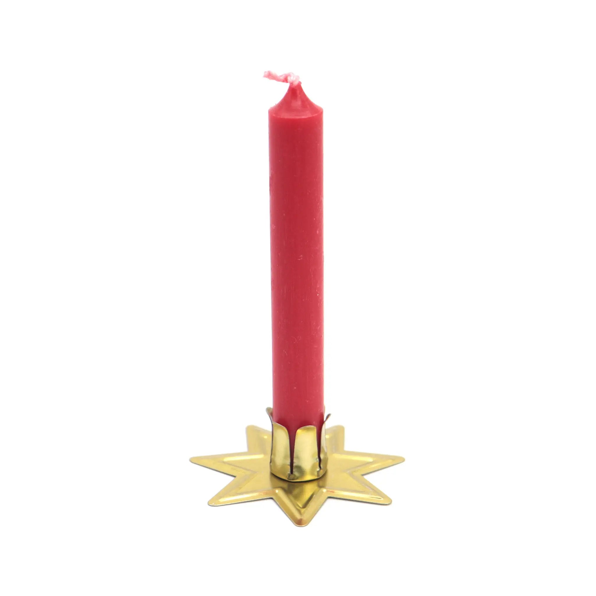 Gold 7 Point Star Chime Candle Holder - 13 Moons