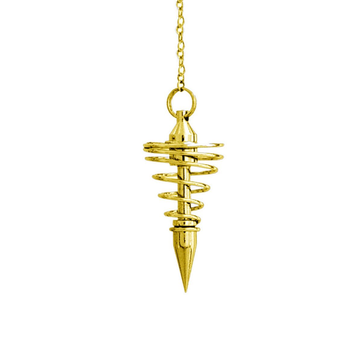 Gold Vortex Pendulum - 13 Moons