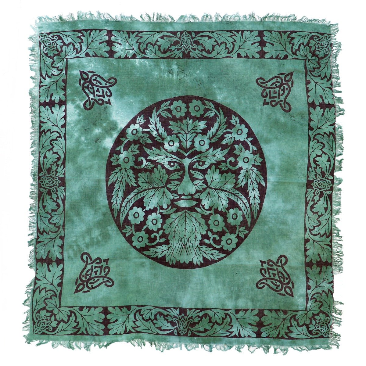 Green Man Altar Cloth - 13 Moons