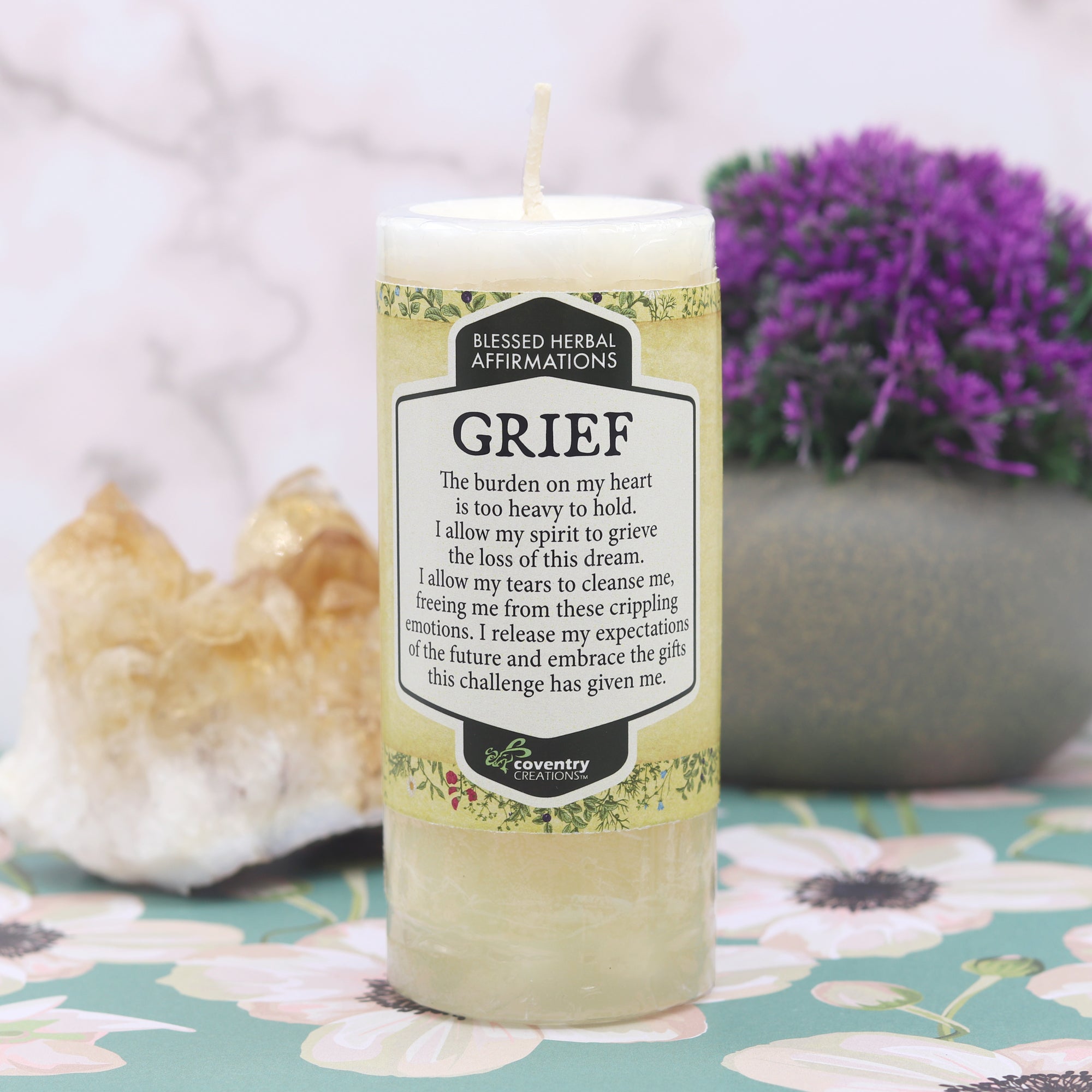 Grief Affirmation Candle - 13 Moons