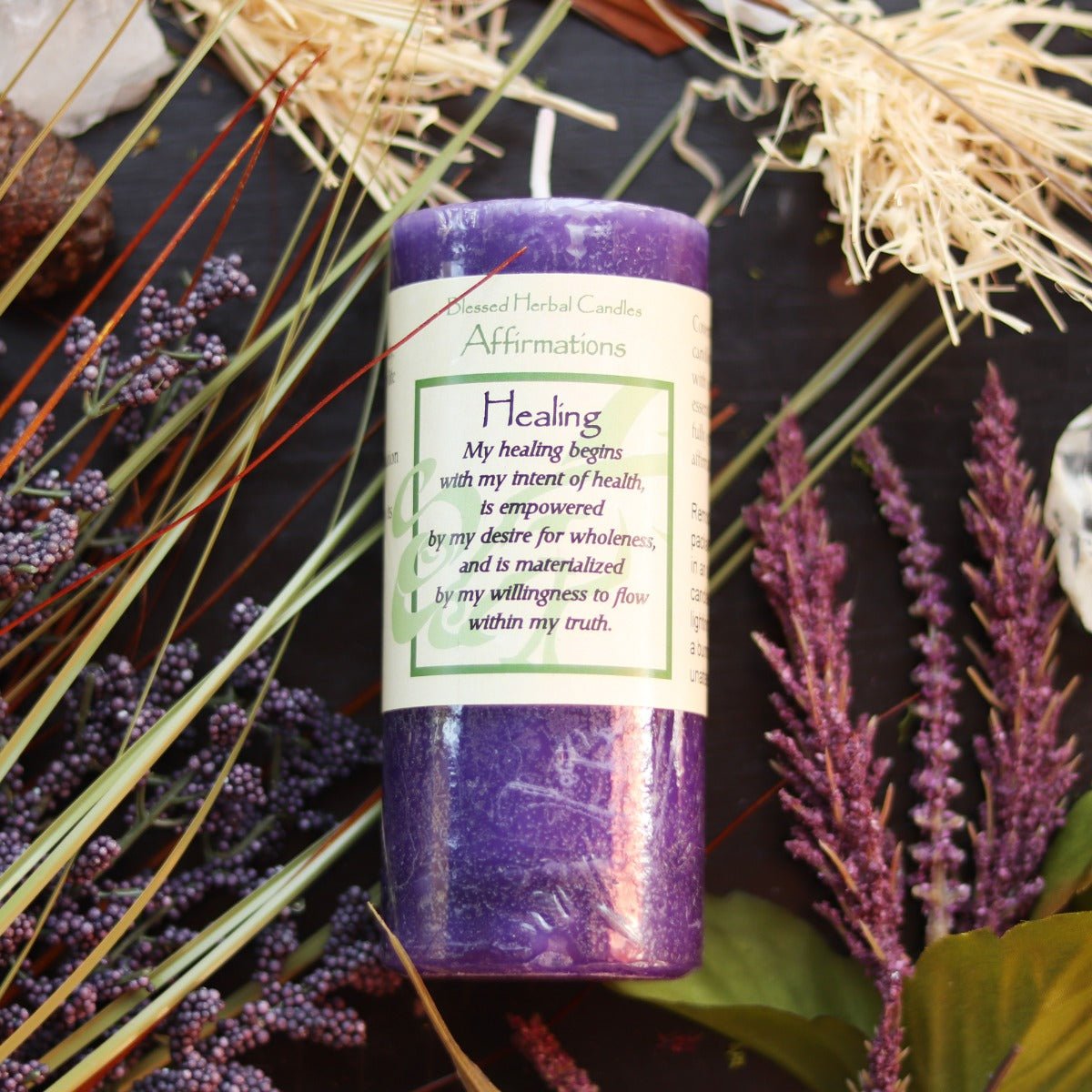 Healing Affirmation Candle - 13 Moons