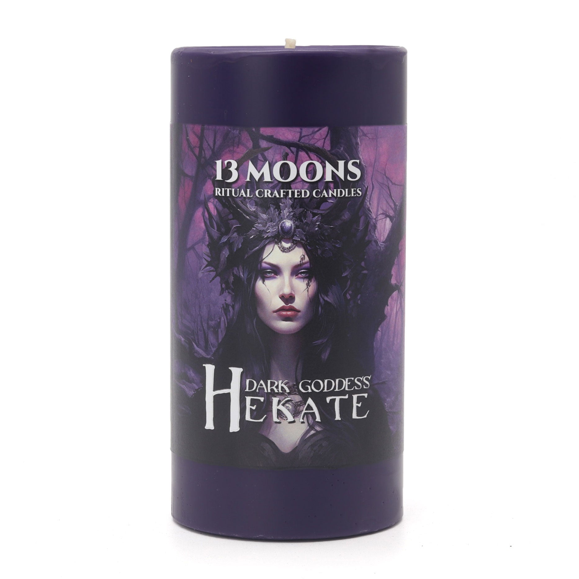 Hekate Ritual Candle Large Pillar - 13 Moons