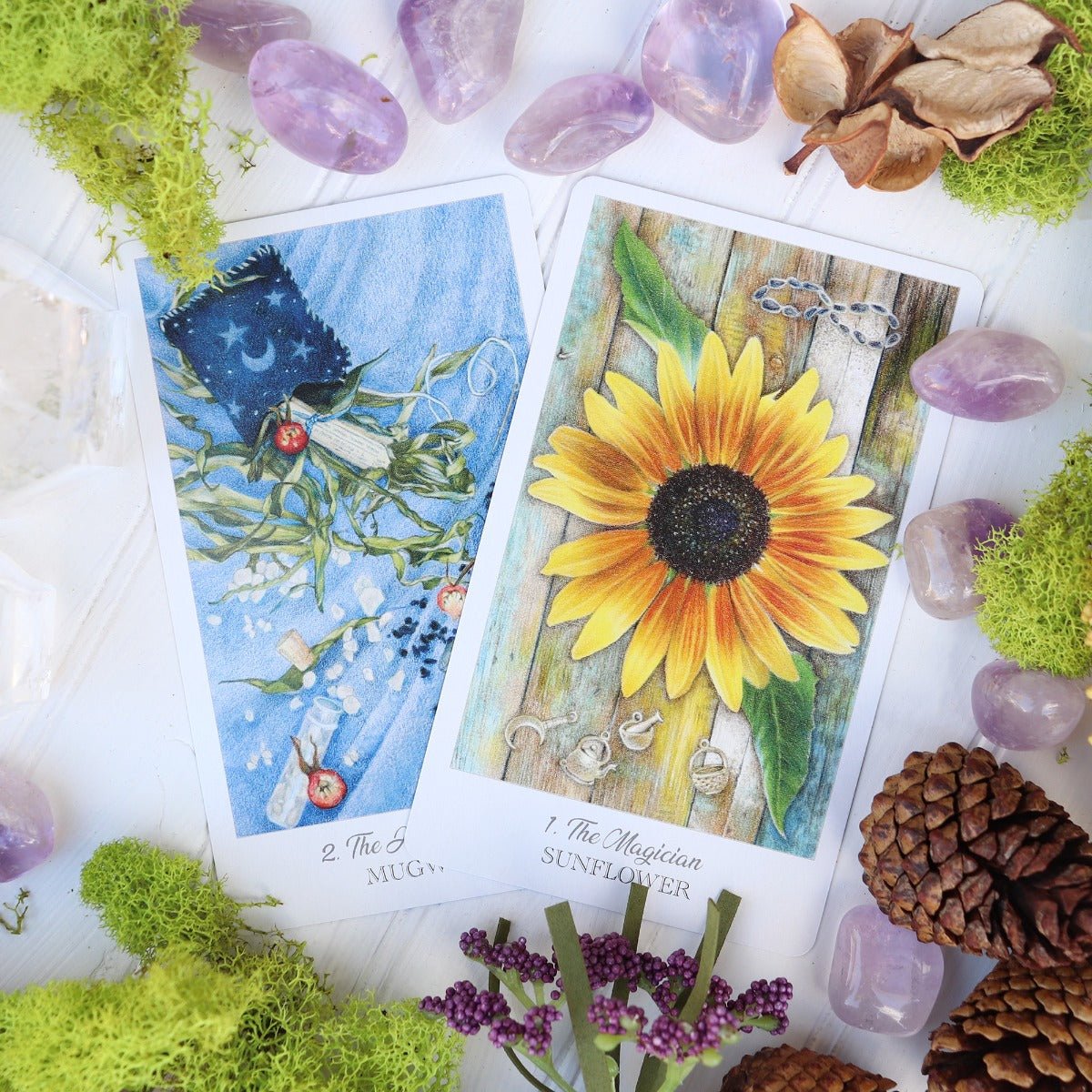 Herbcrafters Tarot Deck and Book - 13 Moons