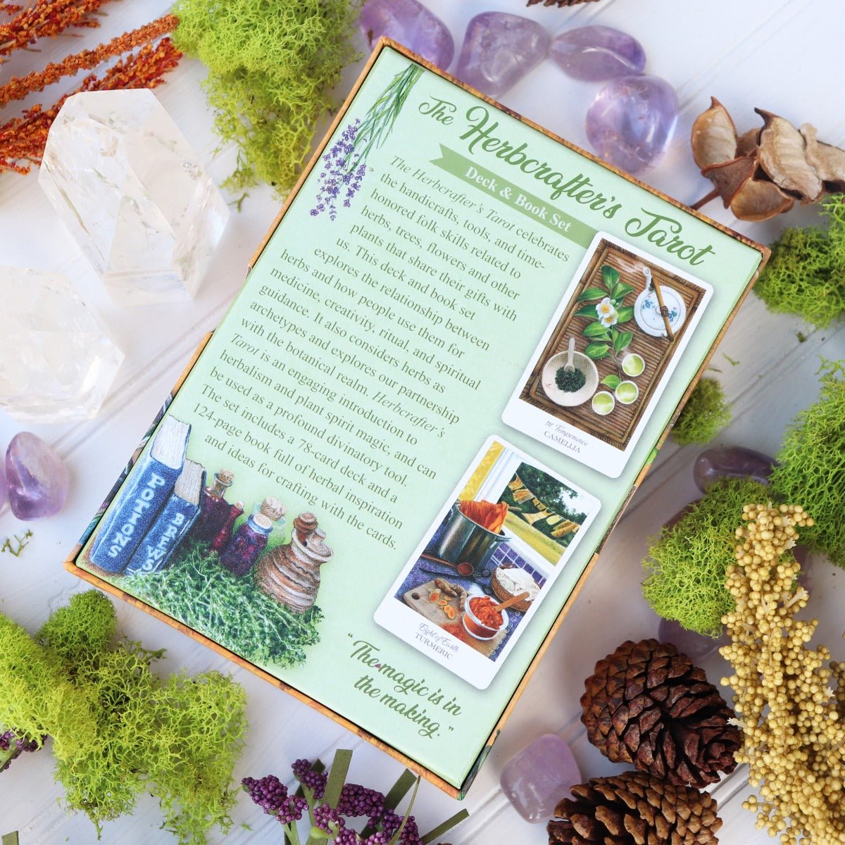 Herbcrafters Tarot Deck and Book - 13 Moons