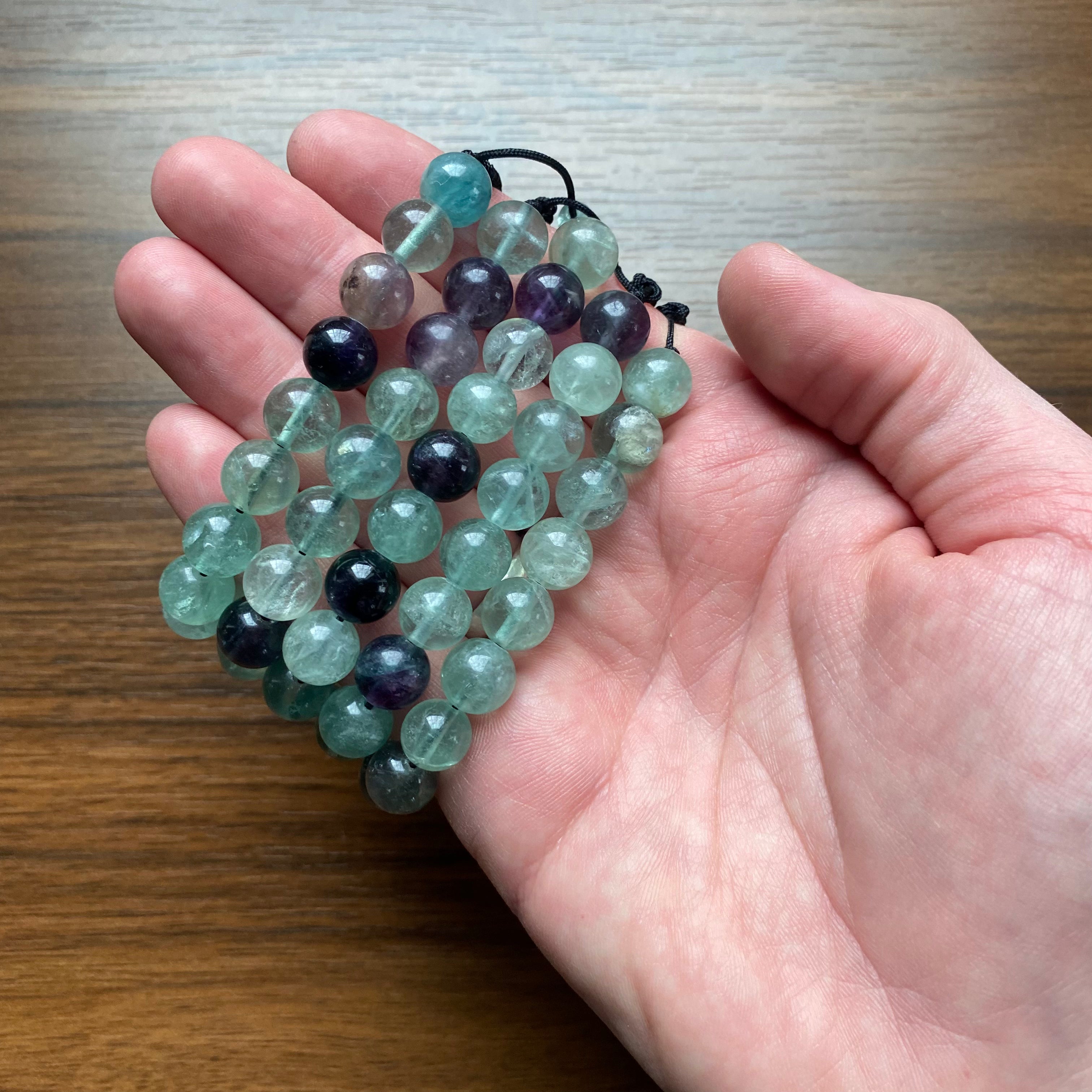 Fluorite 10mm Bead Bracelet 1442 OceanLinkways