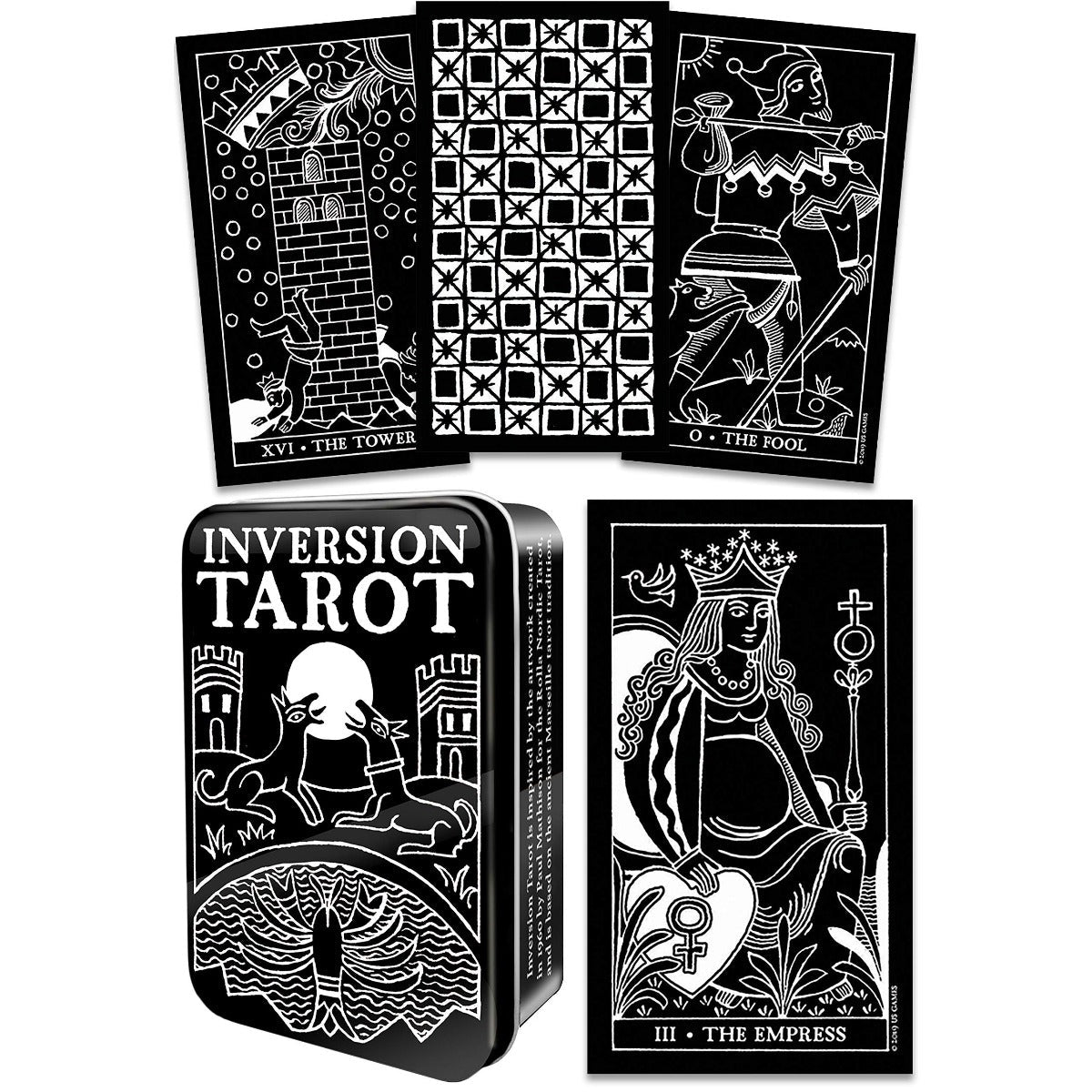 Inversion Tarot in Tin - 13 Moons