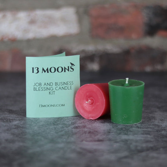 Job and Business Blessing Candle Kit - 13 Moons
