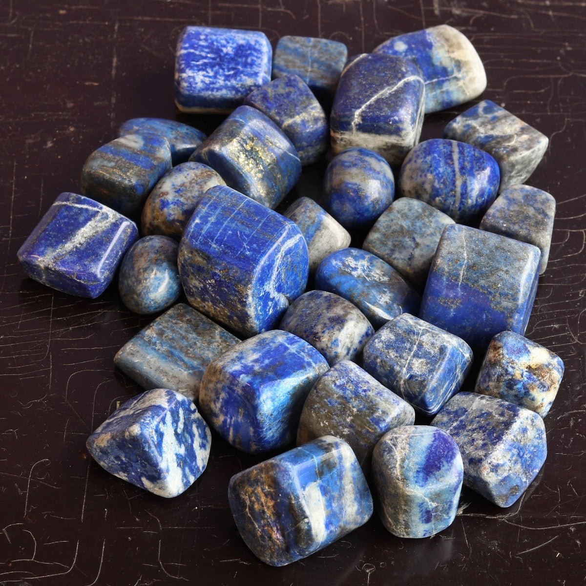 Lapis Lazuli Tumbled Stone - 13 Moons