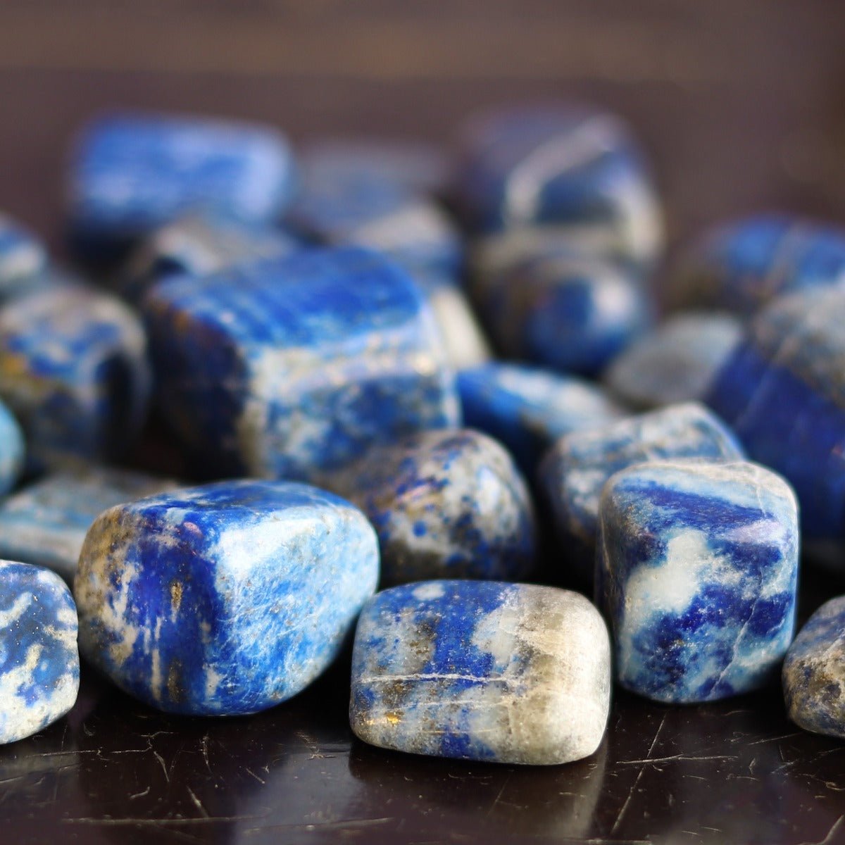 Lapis Lazuli Tumbled Stone - 13 Moons