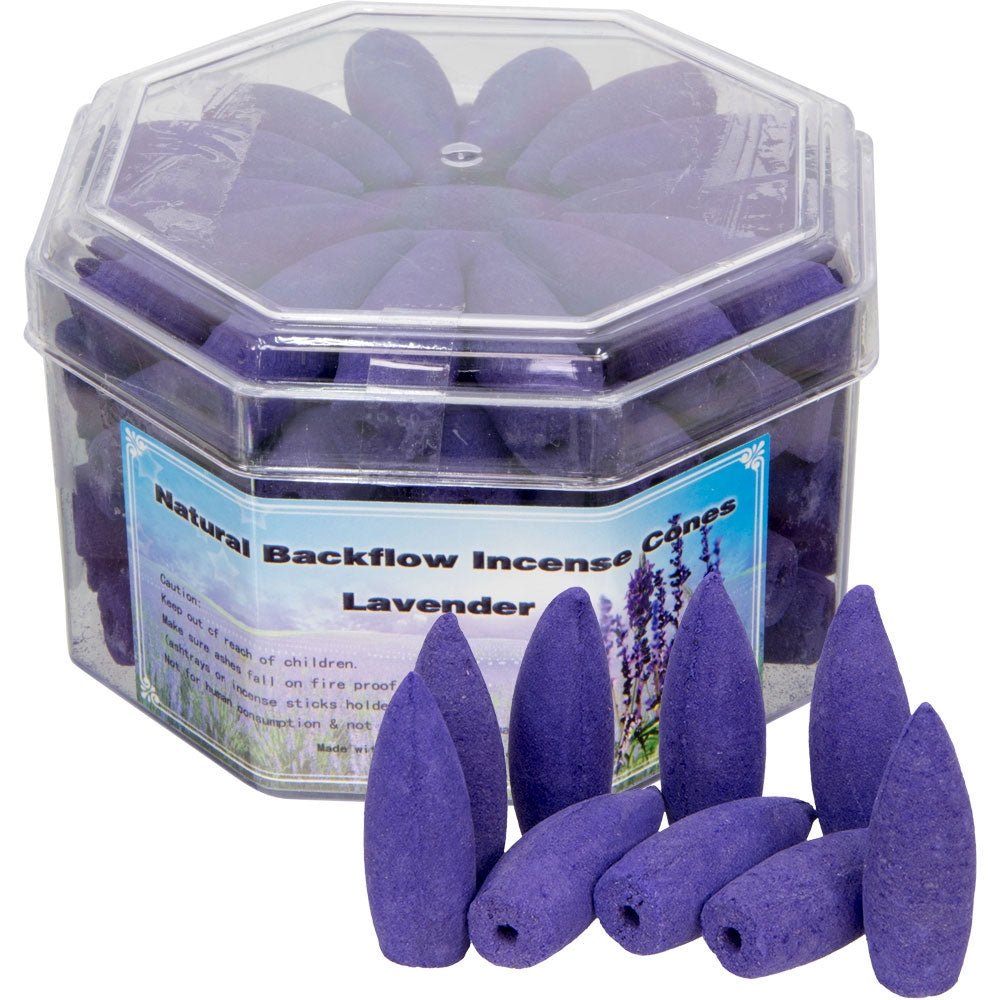 Lavender Backflow Incense Cones - 13 Moons