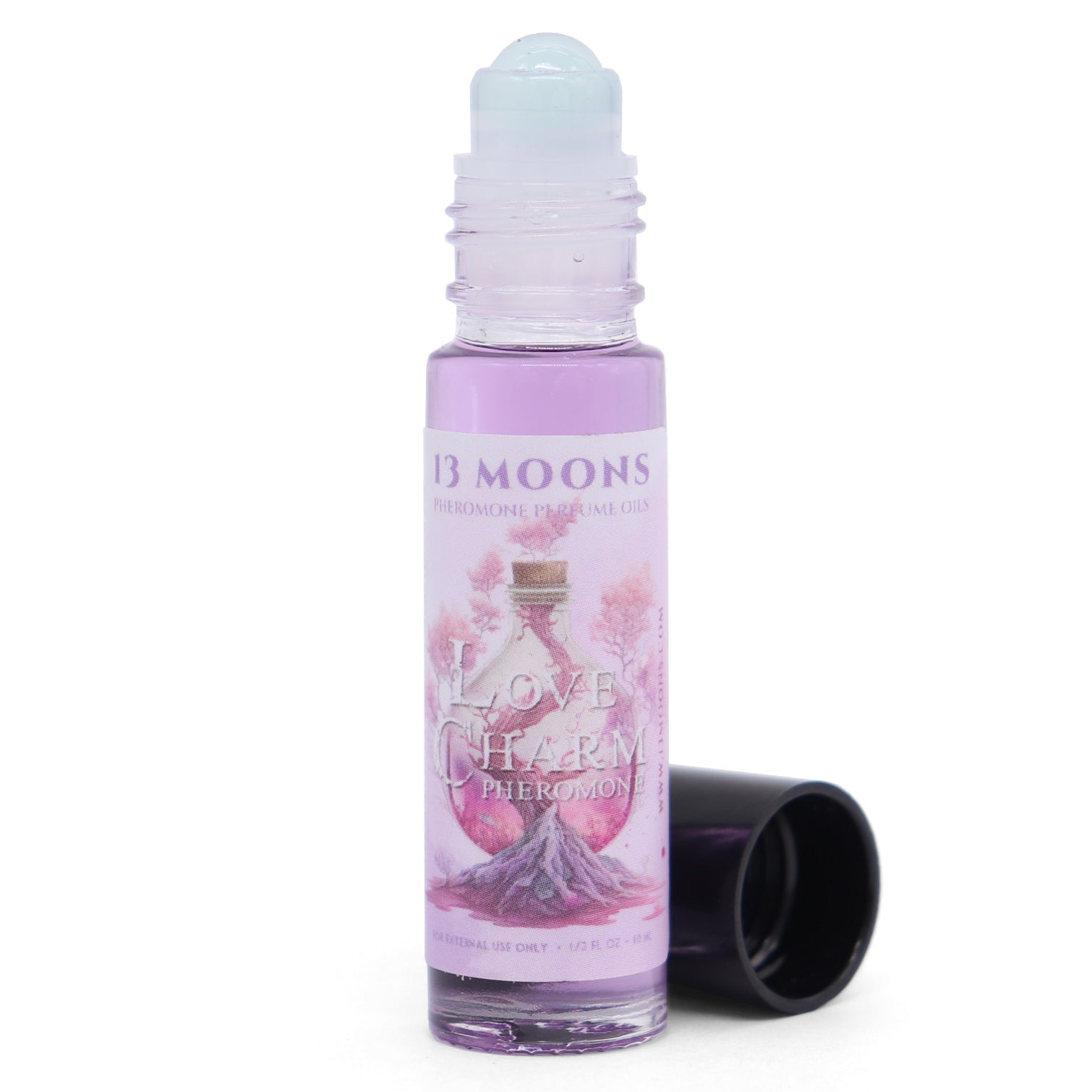 Love Charm Pheromone Infused Perfume Roll-on Oil by 13 Moons - 13 Moons