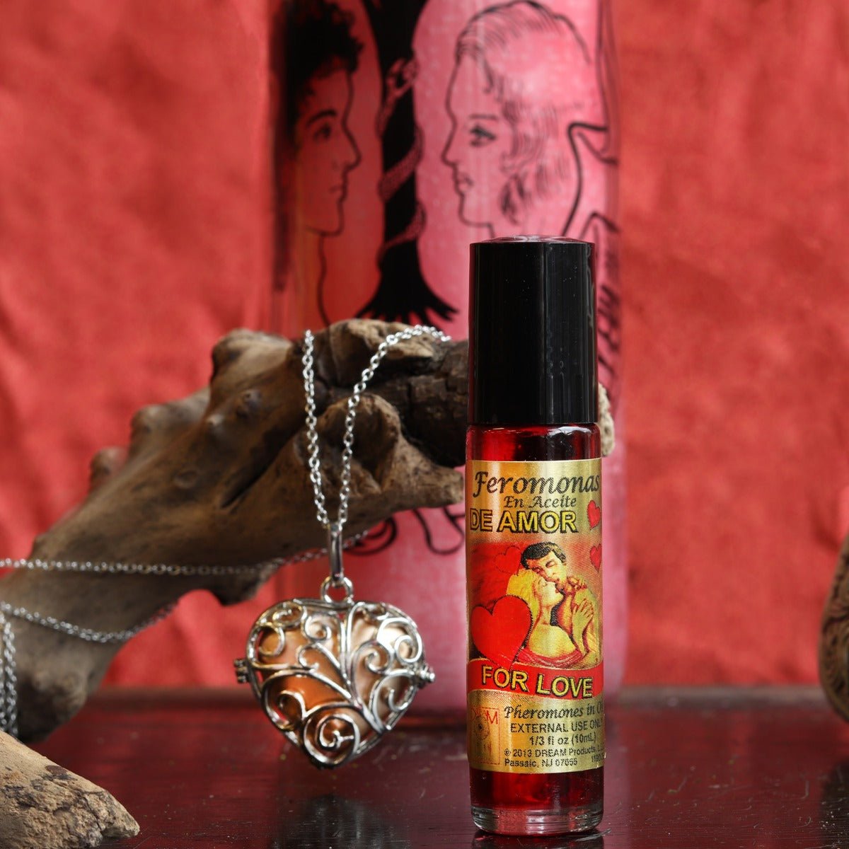 Love Charm Pheromone Infused Perfume Roll-on Oil by 13 Moons