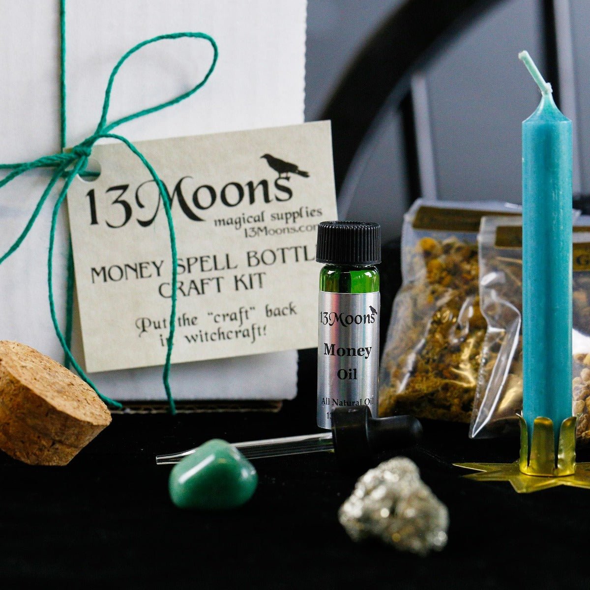 Money Spell Bottle Craft Kit - 13 Moons