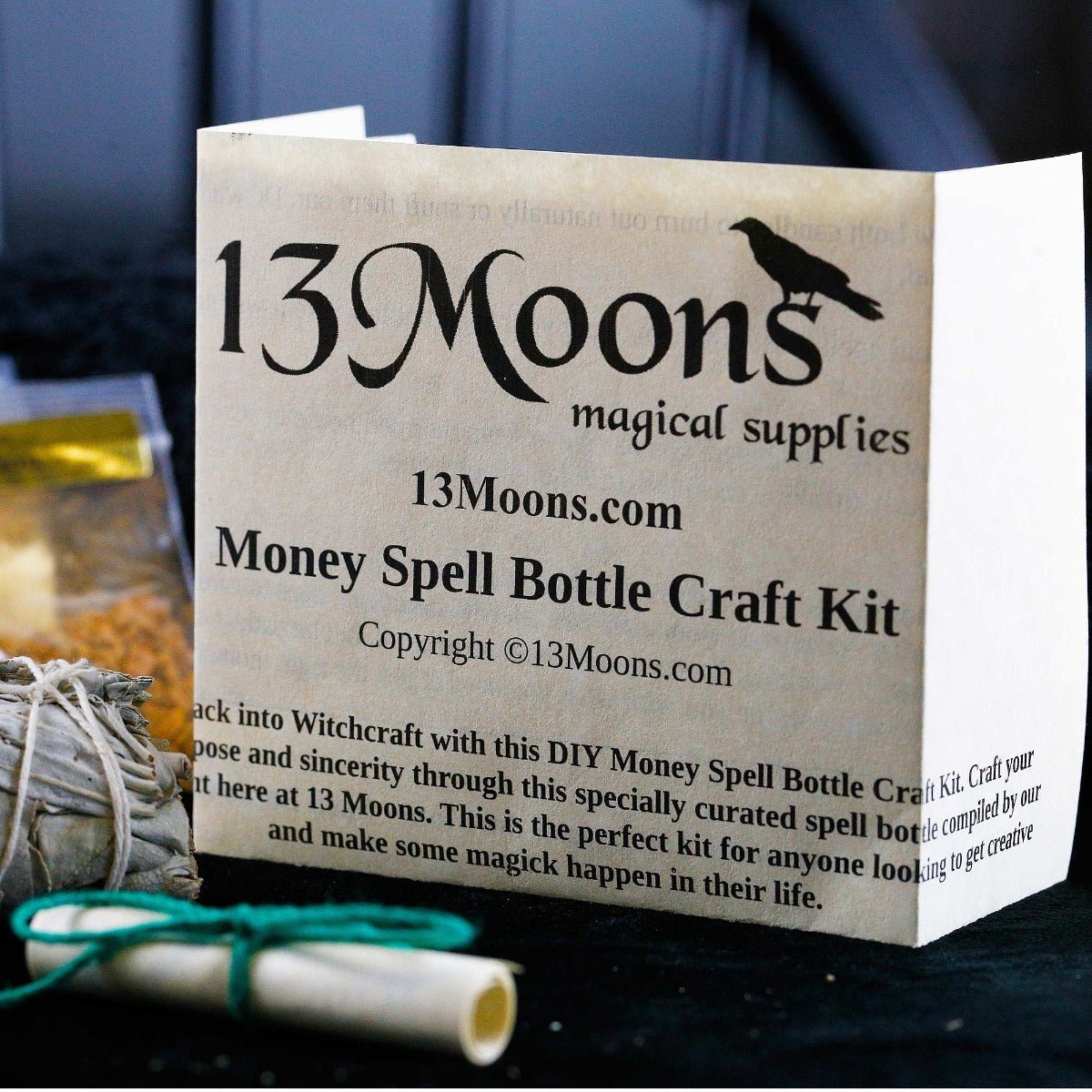 Money Spell Bottle Craft Kit - 13 Moons