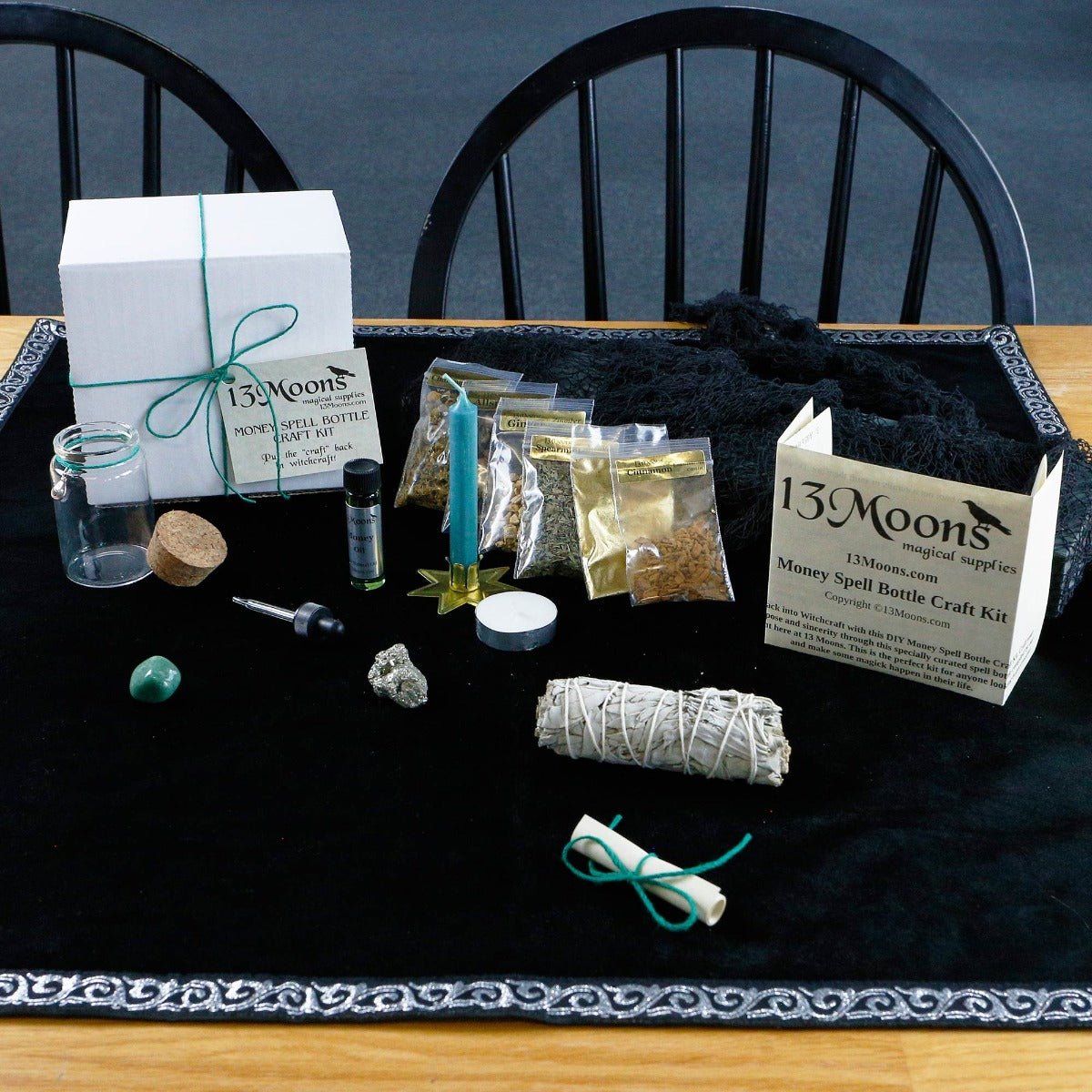 Money Spell Bottle Craft Kit - 13 Moons