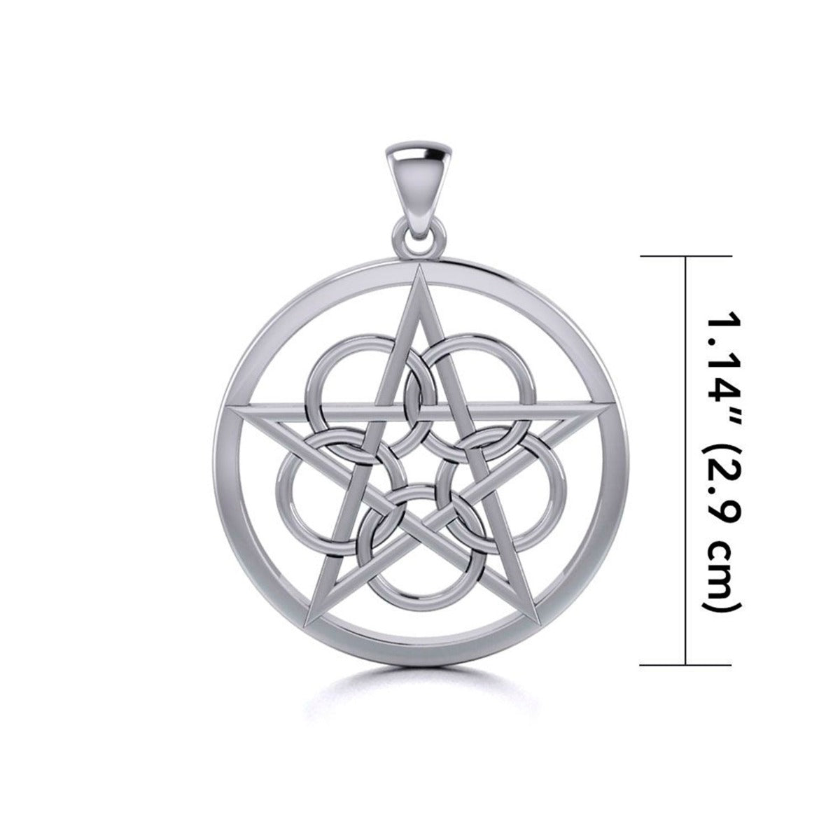 Mystical Pentacle Pendant - 13 Moons