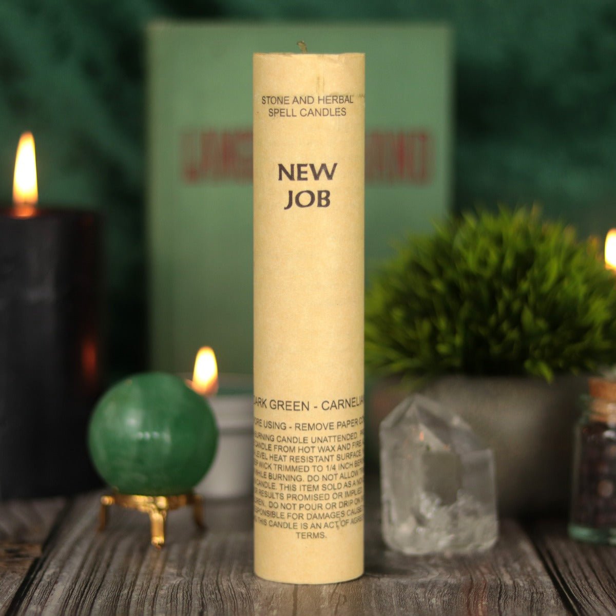 New Job Spell Candle - 13 Moons