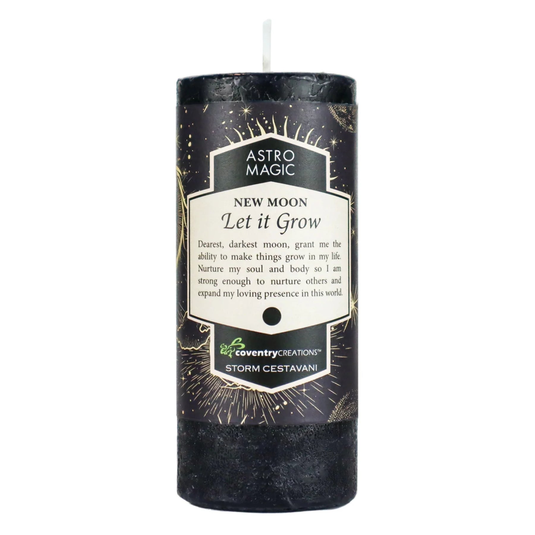 New Moon - Let It Grow Candle - 13 Moons