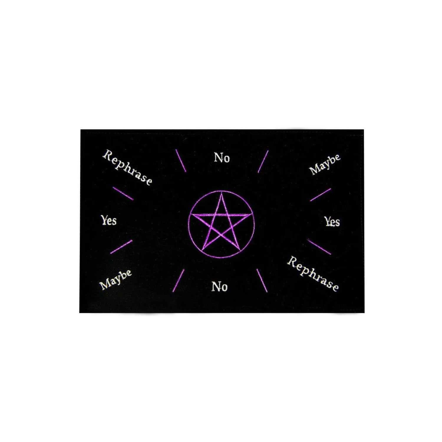 Pendulum Mat with Purple Pentacle - 13 Moons