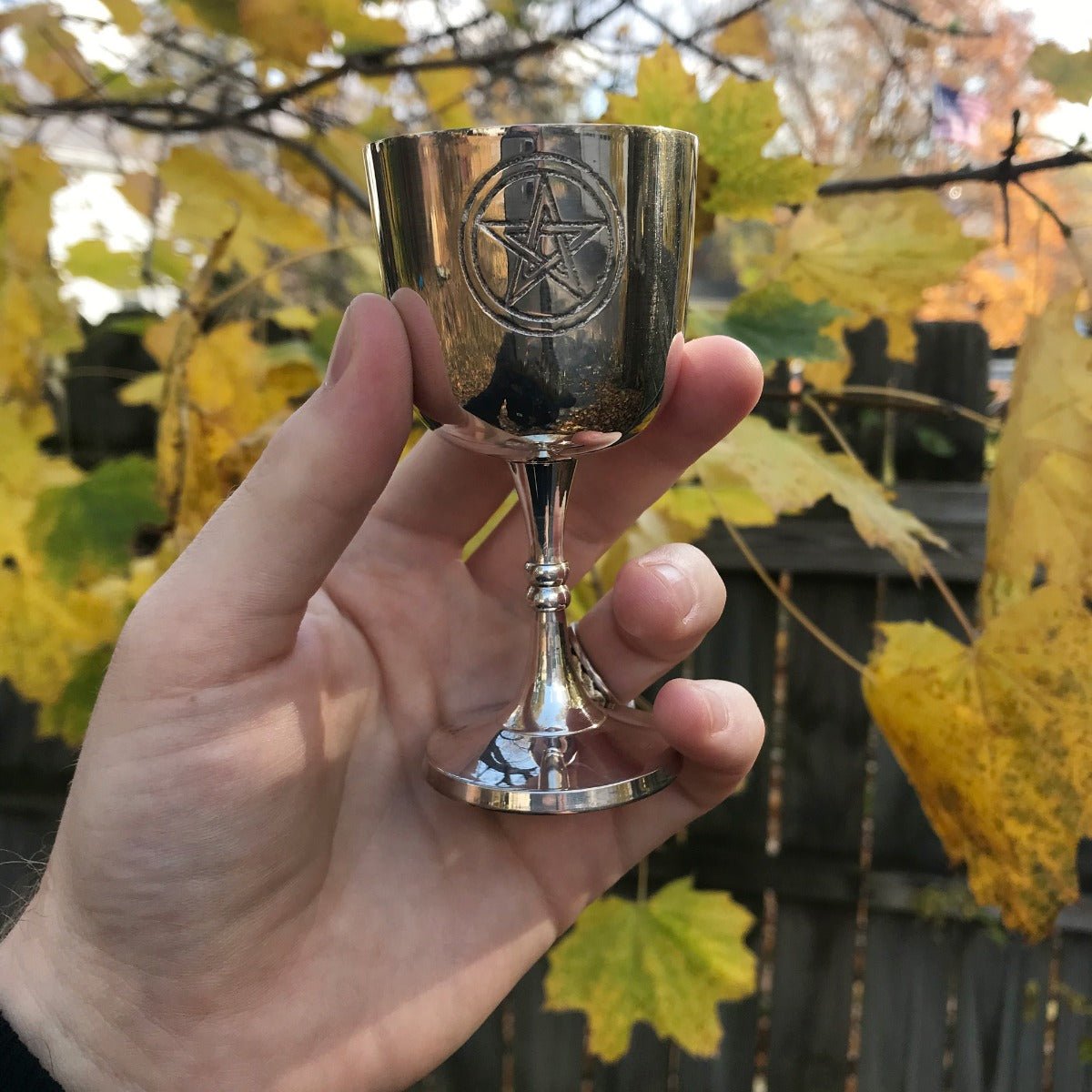 Pentacle Altar Chalice - 13 Moons