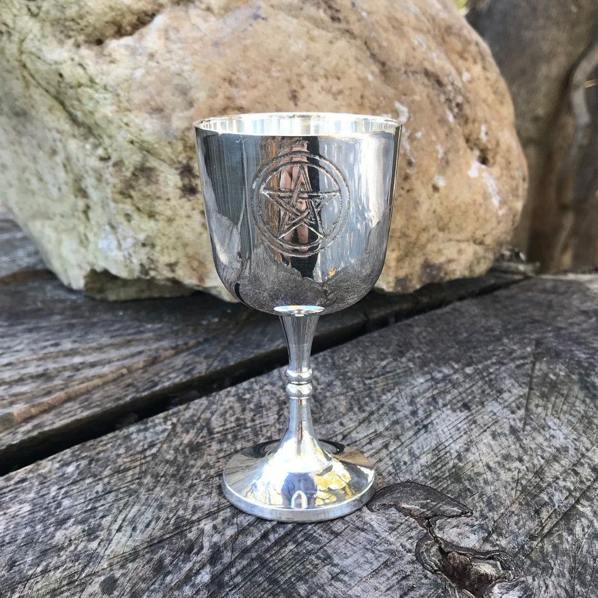 Pentacle Altar Chalice - 13 Moons