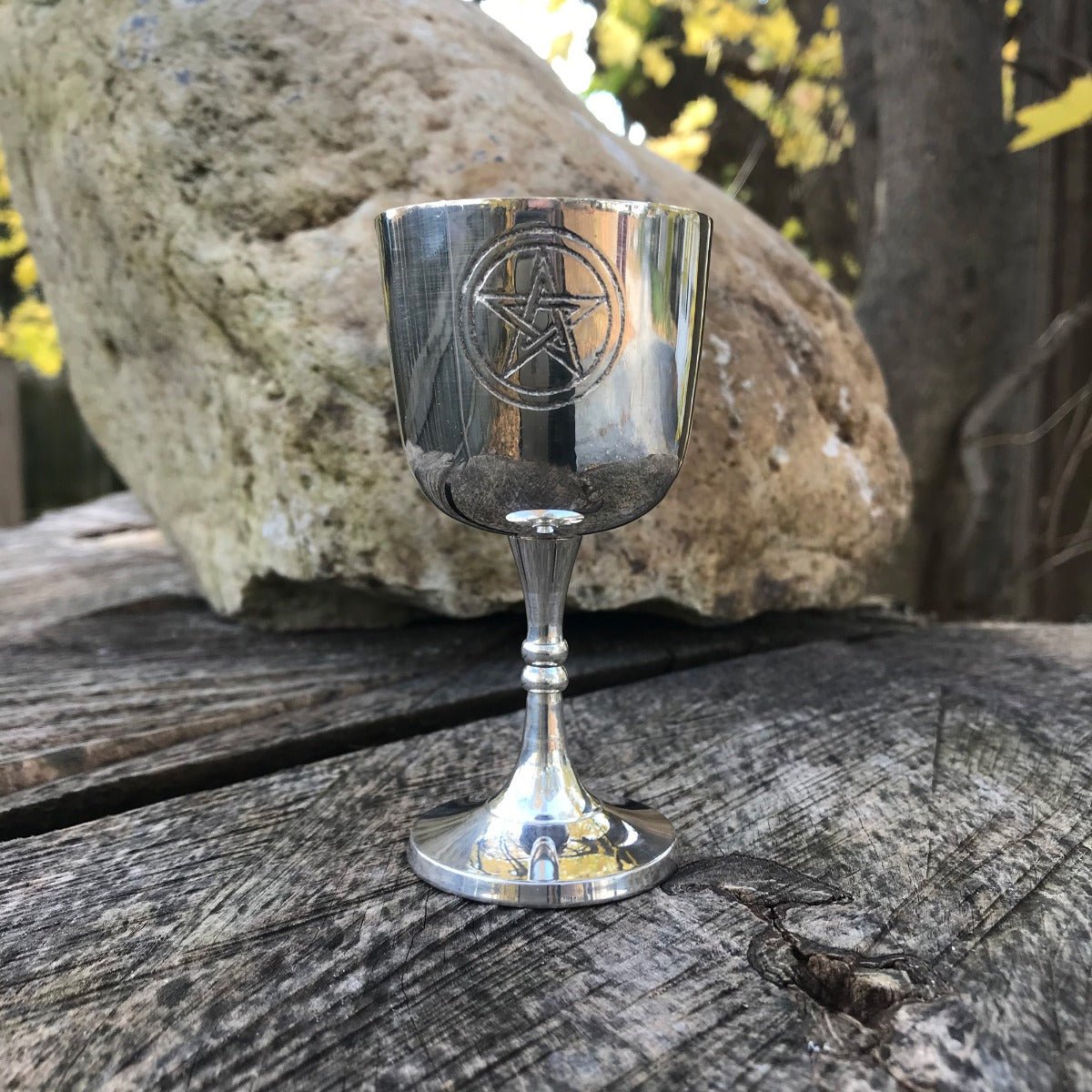 Pentacle Altar Chalice - 13 Moons