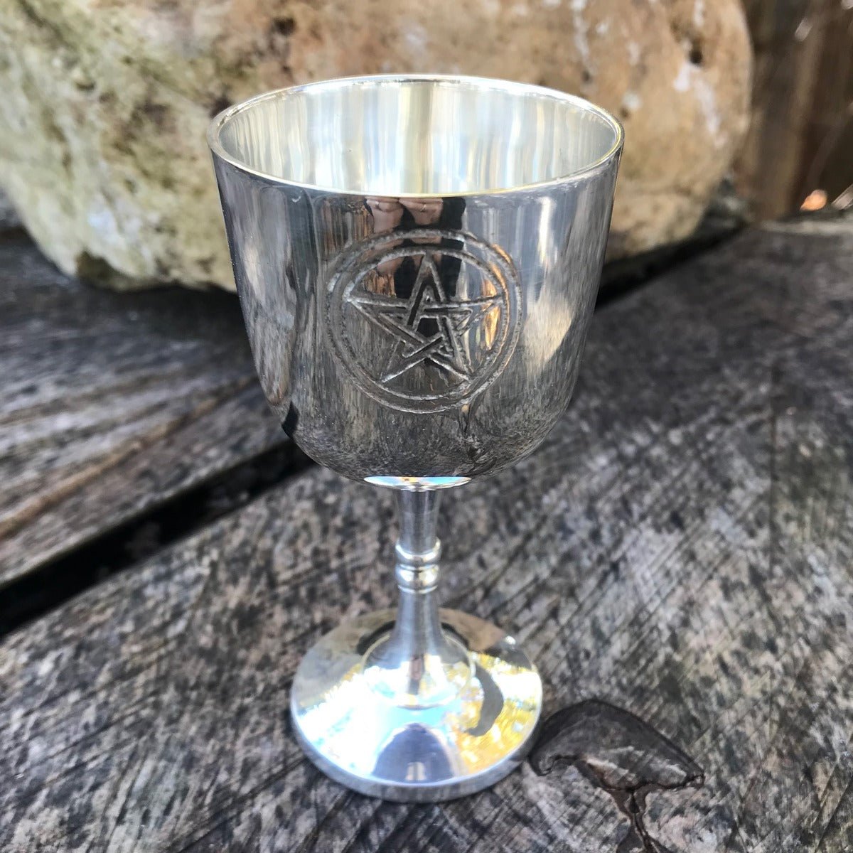 Pentacle Altar Chalice - 13 Moons