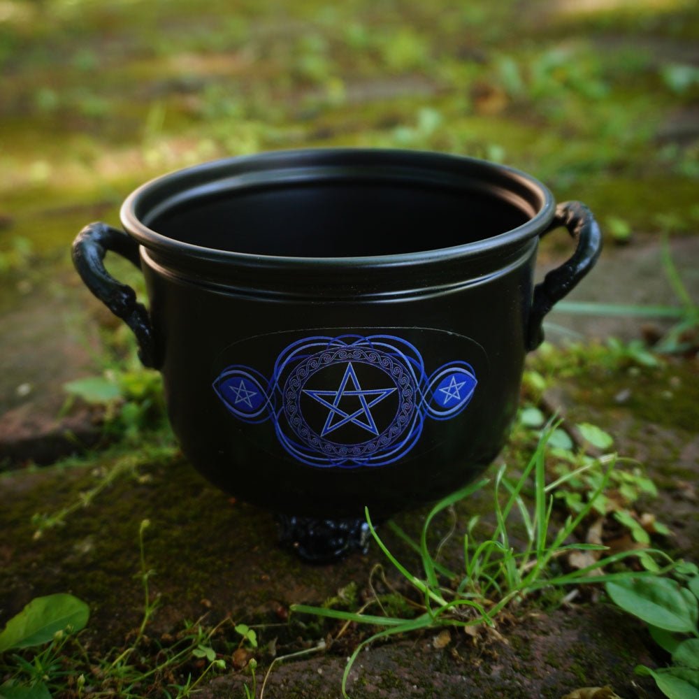Pentacle Cauldron with Sand - 13 Moons