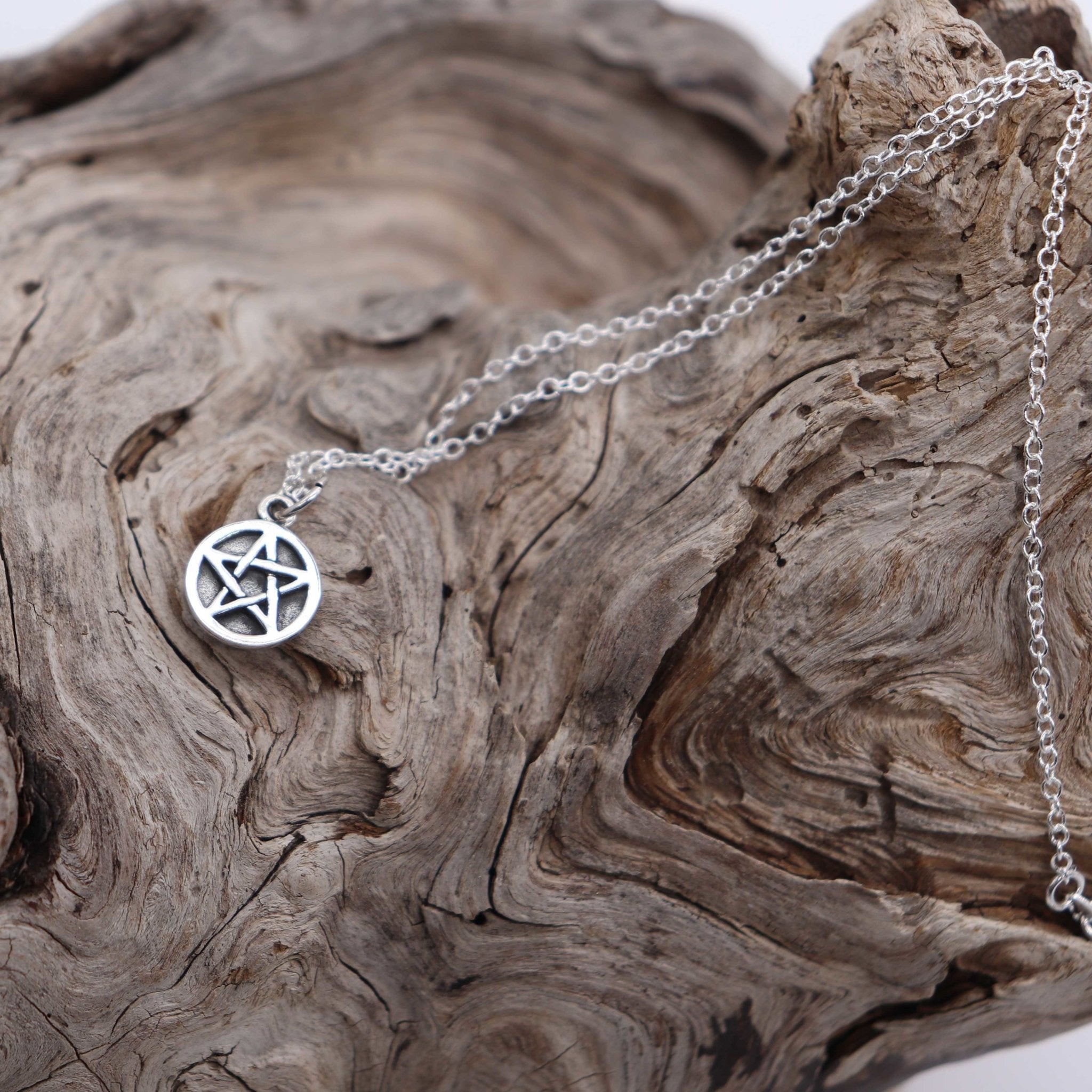 Pentacle Charm Necklace - 13 Moons