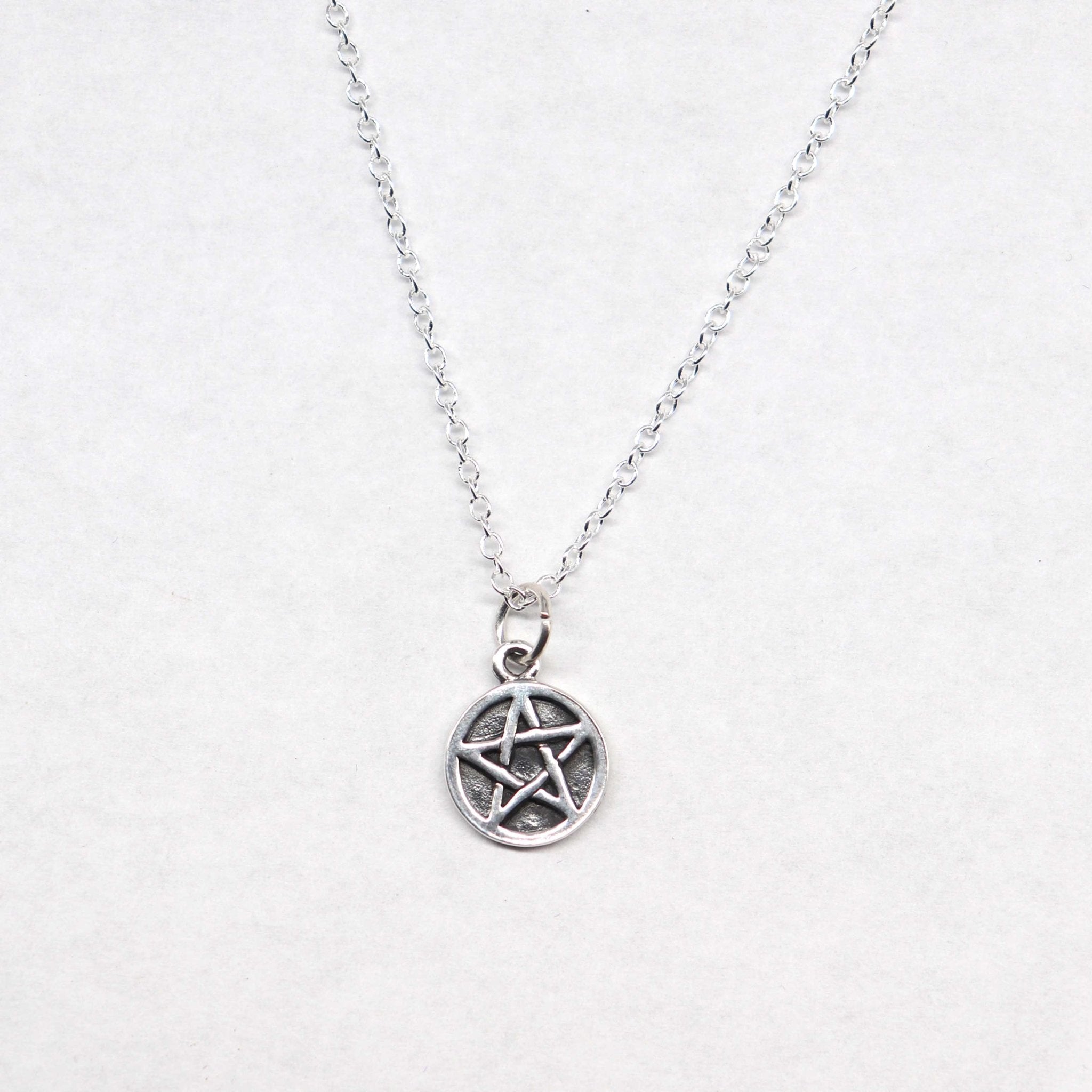 Pentacle Charm Necklace - 13 Moons