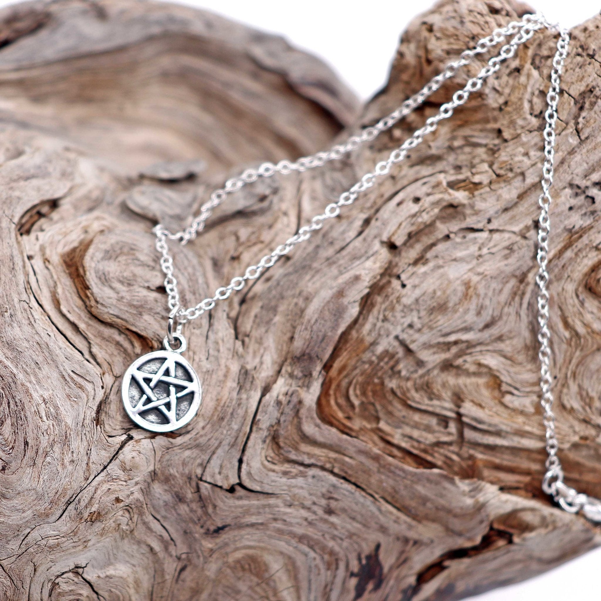 Pentacle Charm Necklace - 13 Moons