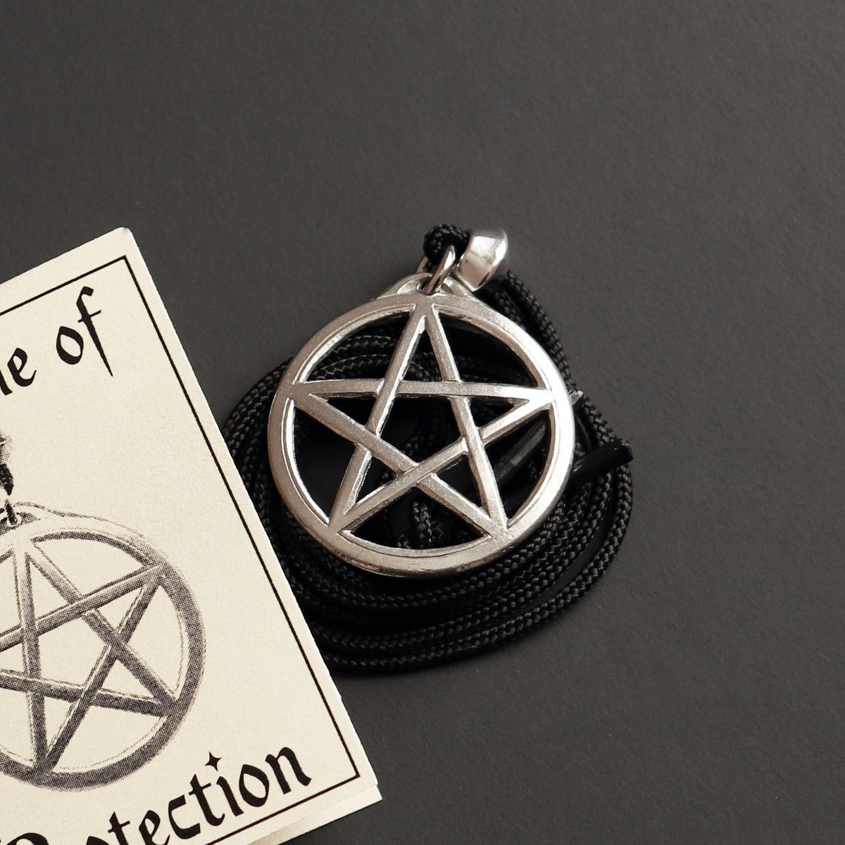 Collier Talisman de protection amulette pentagramme - Clarashop