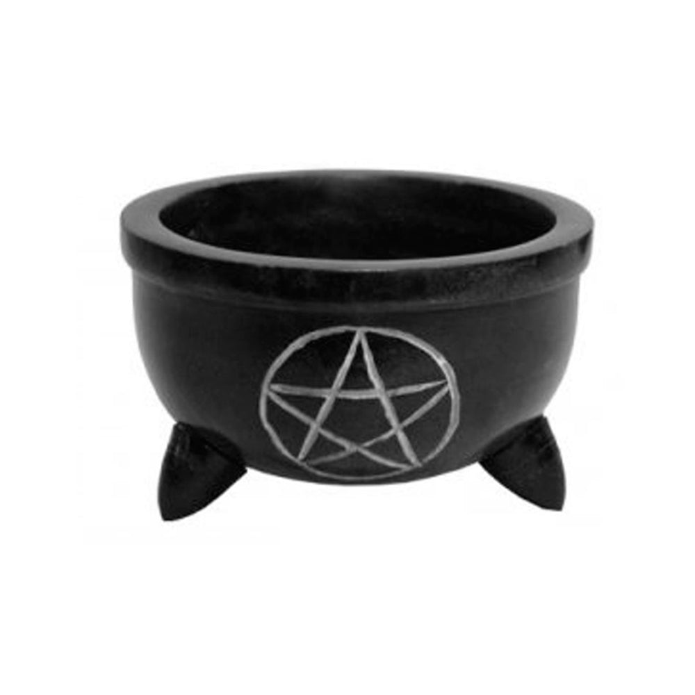 Pentacle Soapstone Bowl - 13 Moons