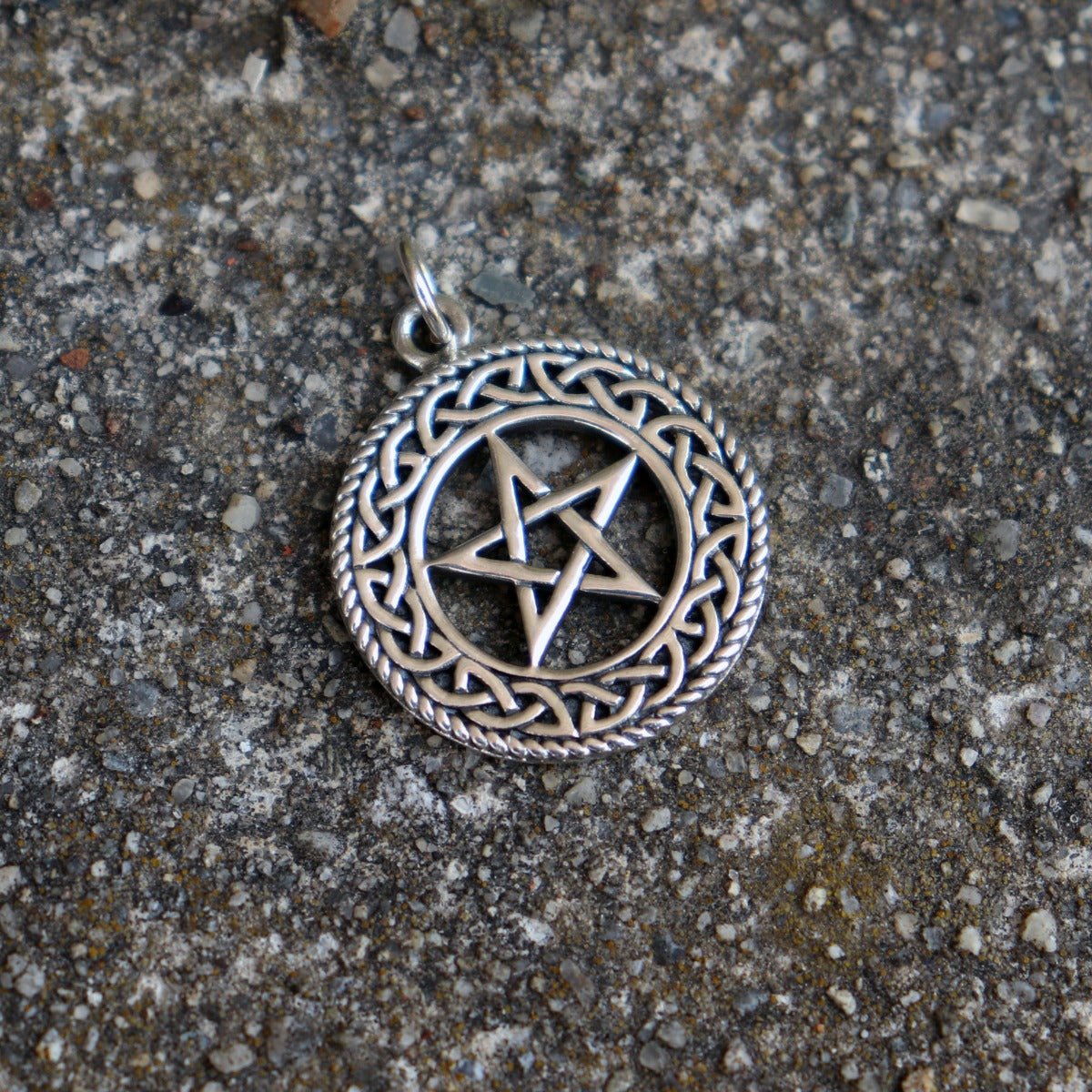 Pentacle with Celtic Border - 13 Moons