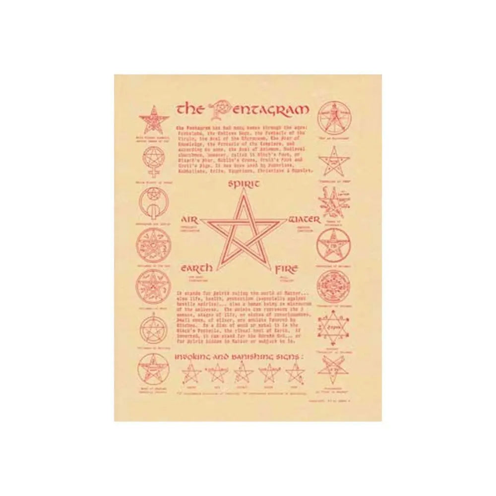 Pentagram Poster - 13 Moons