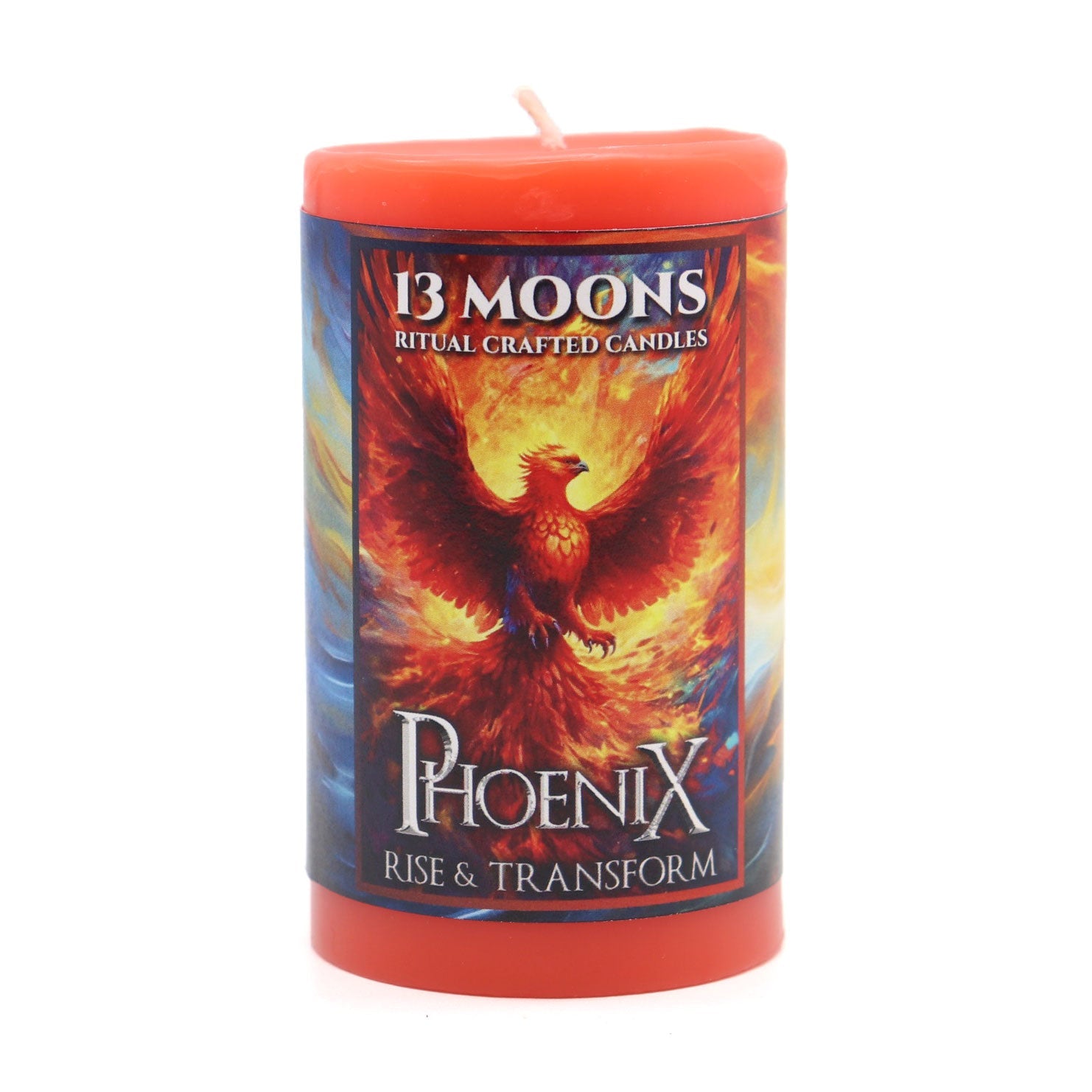 Phoenix Ritual Candle Small Pillar - 13 Moons