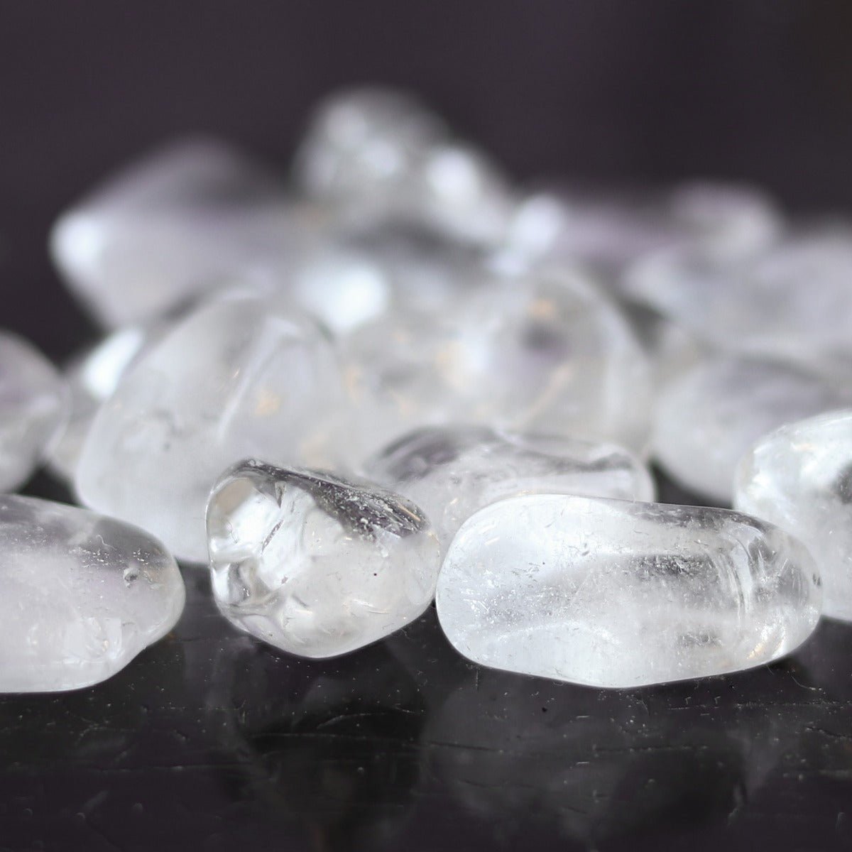 Quartz, Clear Crystal Tumbled - 13 Moons