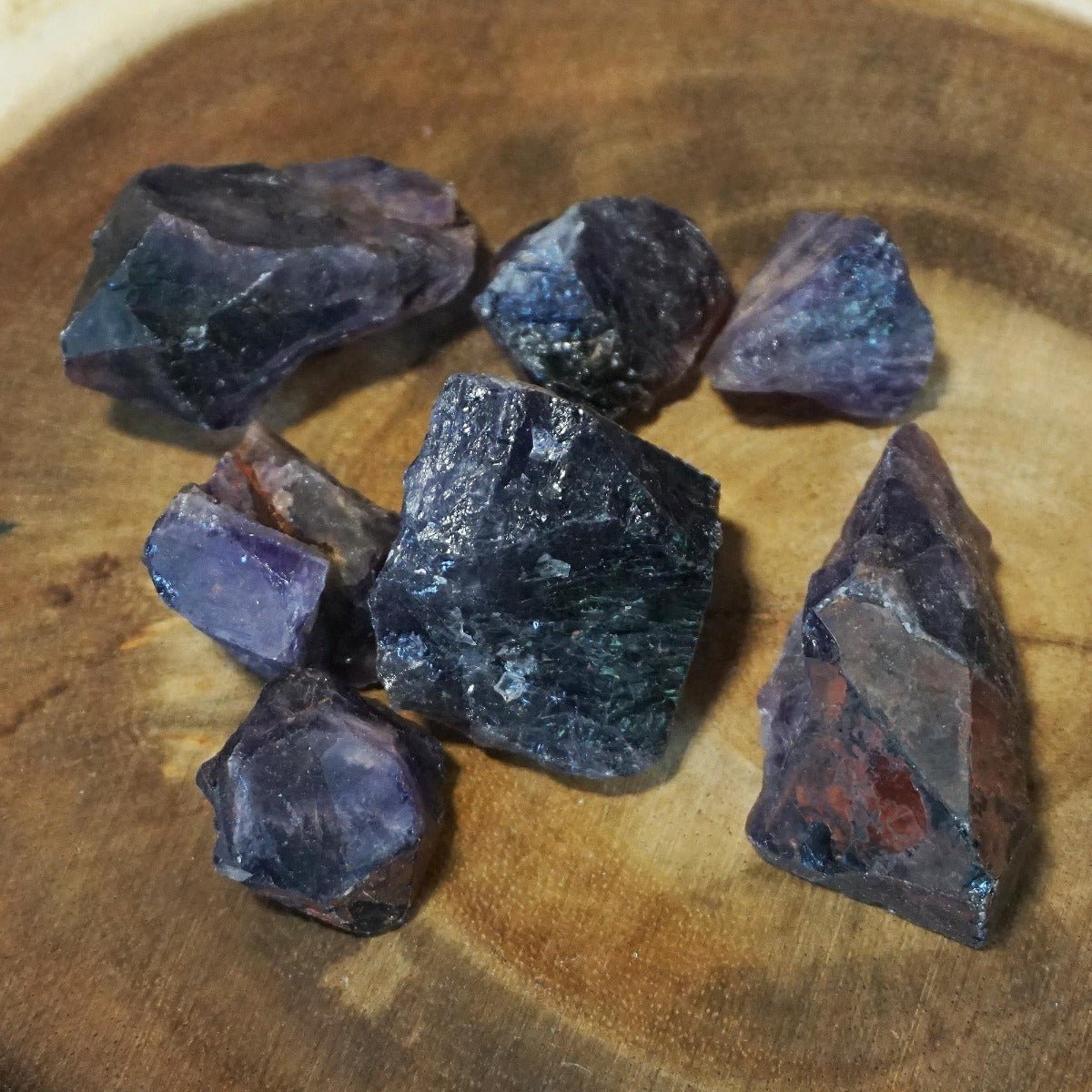 Red Amethyst Natural Stones - 13 Moons
