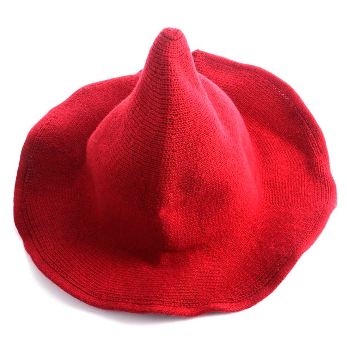 Red Wool Witches Hat - 13 Moons