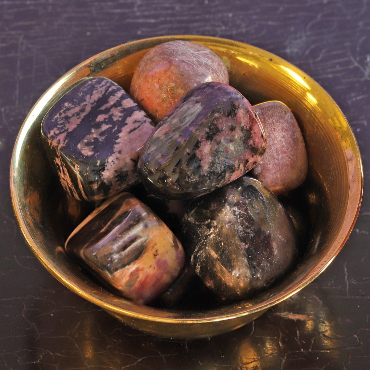 Rhodonite Tumbled - 13 Moons